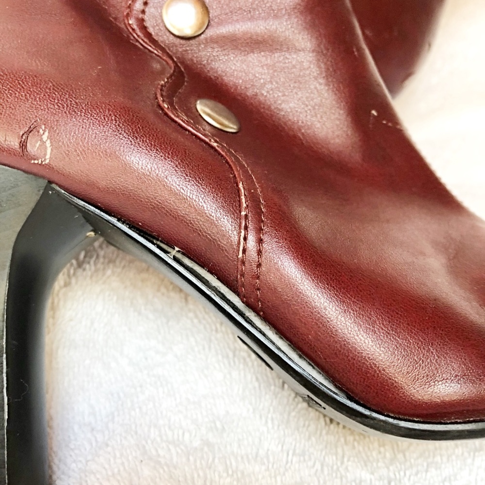 Predictions - Red/Rust heeled bootie - Picture 7 of 10